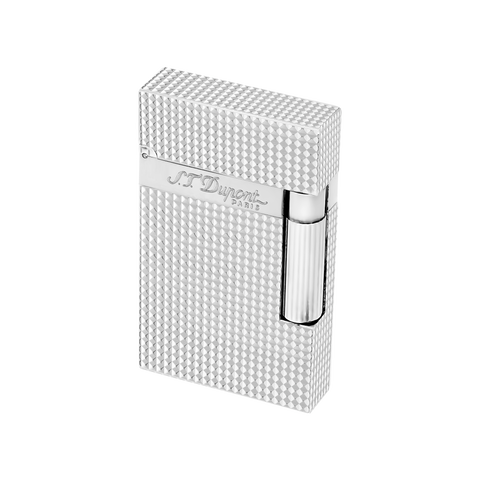ST DUPONT LINE 2 LIGHTER DIAMOND HEAD PL. SILVER ART 016184