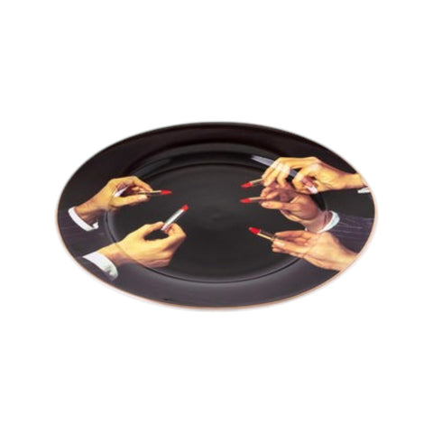 PORCELAIN DISH TOILETPAPER SELETTI LIPSTICK ART 16914