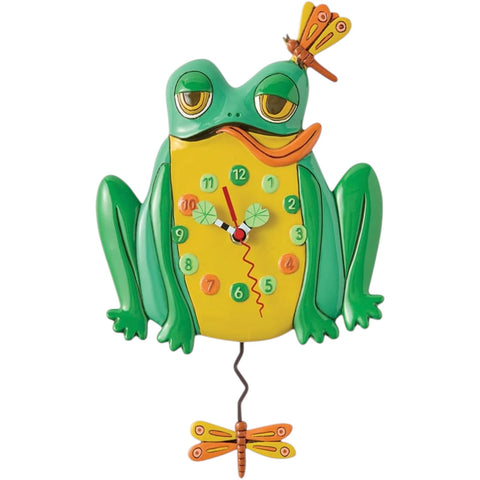 HORLOGE GRENOUILLE LIBELLULE  ALLEN DESIGNS 6018047