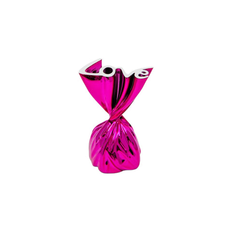 SCULTURA MINI SWEET GIFT H.12 FUCSIA SEQUENZE ART. BPZ015/F