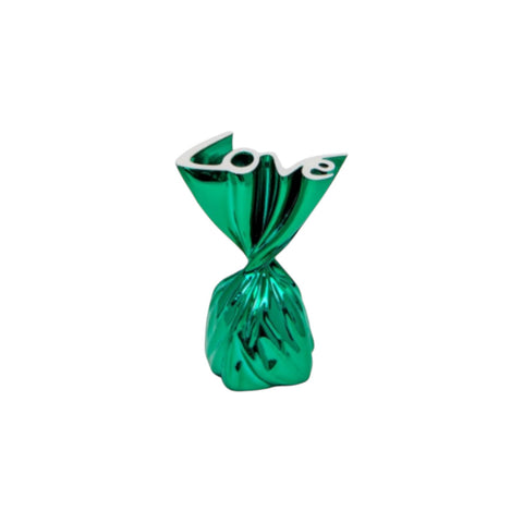 SCULTURA MINI SWEET GIFT H12 VERDE SEQUENZE ART. BPZ015/V