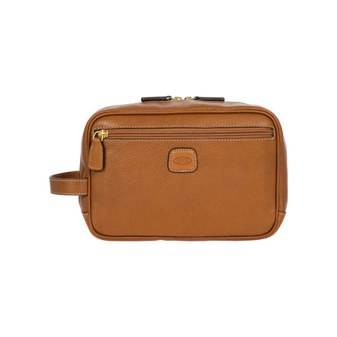 NECESSAIRE LIFE PELLE 25X17X9 CM BPL00601 BRIC'S BROWN