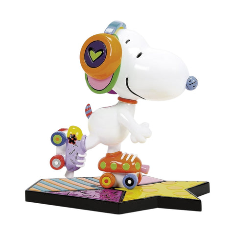 FIGURINA SNOOPY ROLLER SKATING ART. 6019026 BRITTO