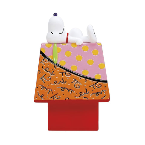 FIGURINA SNOOPY ON DOGHOUSE ART. 6019028 BRITTO
