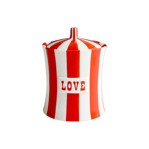 VICE CANISTER LOVE ART. 30784 JONATHAN ADLER RED