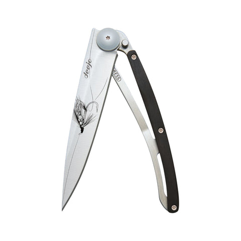 COLTELLINO TASCABILE TITANIUM EBONY WOOD SILVER WILKINSON ART.1CB000036 DEEJO