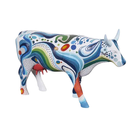 SOPRAMMOBILE THAT'S 70'S COW LARGE ART. 46818 COW PARADE