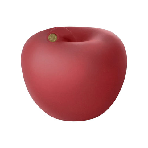 EVA MELA IN CERAMICA PICCOLA MONOCOLOR MATT ROSSO AMARONE