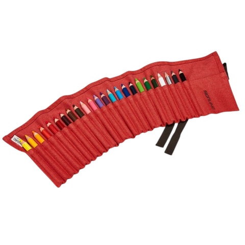 CARTUCCIERA FABRIANO 24 COLORI ROSSO