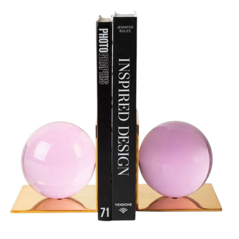 GLOBO BOOKEND SET PINK ART. 30790 JONATHAN ADLER