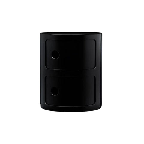 KARTELL MODULAR 2 DRAWERS BLACK ART 04966/09