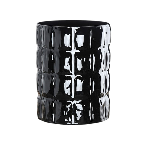 VASE KARTELL MATELASSE' FULL COLOR BLACK ART 01225/E6