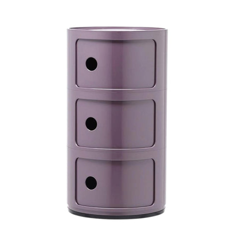 COMODINO COMPONIBILE 3 ELEMENTI 4967/20 PURPLE KARTELL