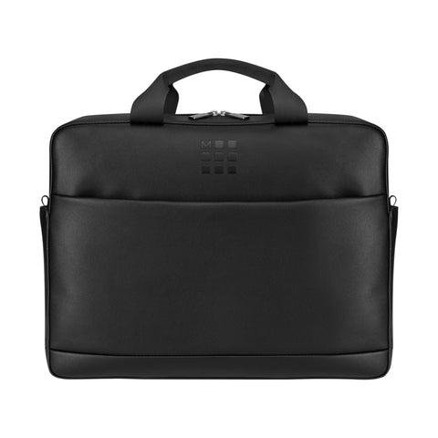 BORSA CLASSIC 2.0 SLIM BRIEFCASE BLACK MOLESKINE