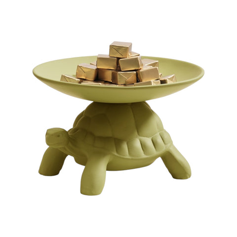 POCKET EMPT TURTLE CARRY XS CERAMIC 36016PE-GE QEEBOO OLIVE GREEN