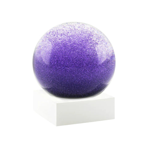 COOL SNOW GLOBES SERENITY SPHERES  SS003-PRPL PURPLE