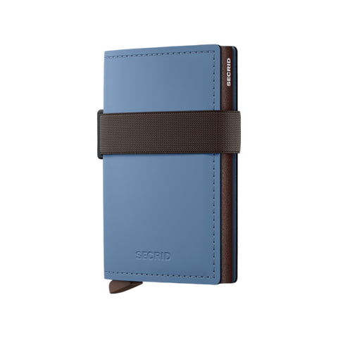 PORTAFOGLIO BANDWALLET MATTE BMA STEEL SECRID BLUE-BROWN