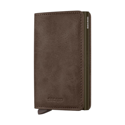 PORTAFOGLIO SLIMWALLET VINTAGE OAK SV-OAK BROWN SECRID