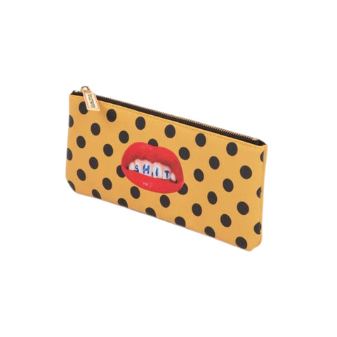 ASTUCCIO IN PU STAMPATO TOILETPAPER CM 21X9 SHIT 02520 SELETTI