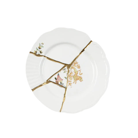 FRUIT PLATE SELETTI KINTSUGI PORCELAIN N 2 ART 09602