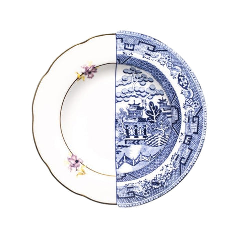 PORCELAIN SOUP PLATE DIAM.25.4 H4.2 HYBRID FILLIDE SELETTI