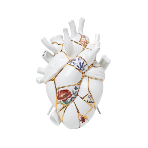 VASE SELETTI LOVE IN BLOOM KINTSUGI ART 09929