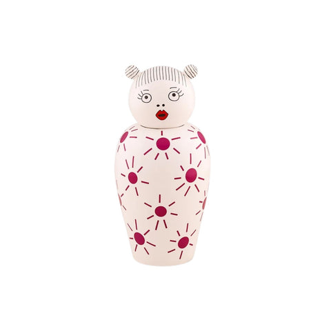SELETTI VASE IN DOLOMITE WITH LID CANOPIES LULA ART. 10531
