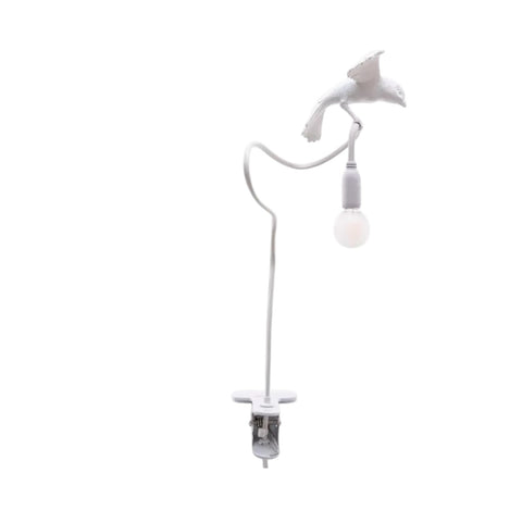 USB LAMP IN RESIN WITH SELETTI SPARROW CUISING CLAMP