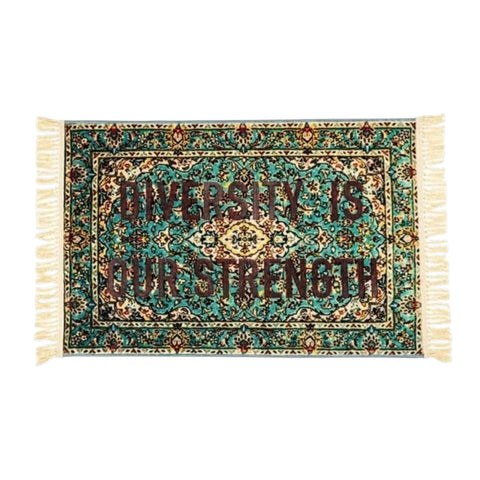 TAPPETO IN POLIESTERE BURNT CARPET #5-DIVERSITY CM 80X120 SELETTI
