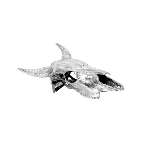 SCULTURA WUNDERKAMMER BISON SKULL 10899 SELETTI GREY