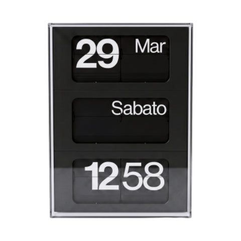 OROLOGIO DATOR VERTICALE 2025 5525A00R NERO SOLARI