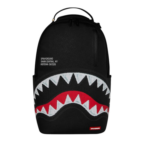 ZAINO SHARK CENTRAL 910B9629NSZ BLACK SPRAYGROUND