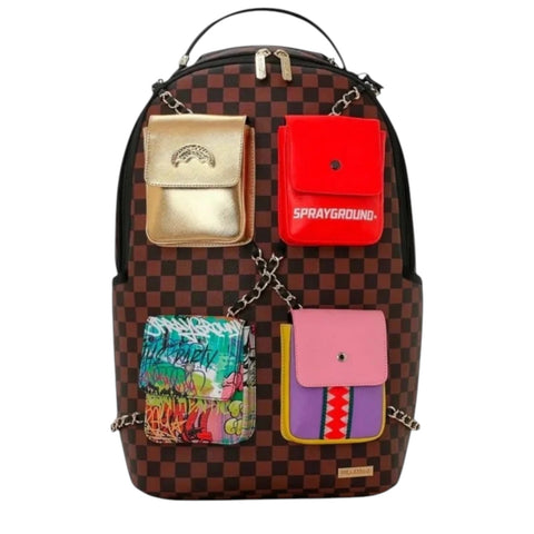 ZAINO HANGING POCKETS MIX UP 910B8990NSZ SPRAYGROUND