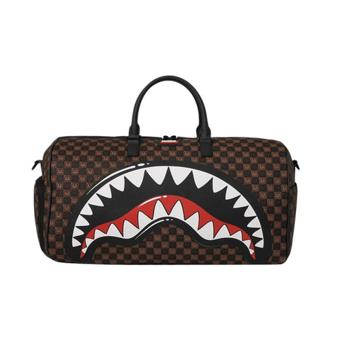 BORSONE DUFFLE SHARK IN PARIS WTF BUBBLE 910D9306NSZ BROWN SPRAYGROUND