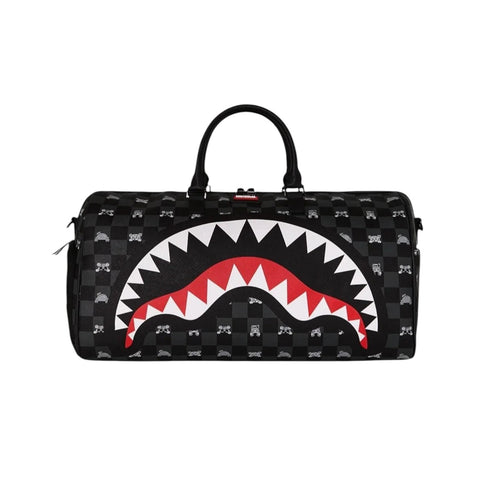 CHECK DUFFLE GRAY PEEKING CHARACTER ART. 910D8910NSZ SPRAYGROUND