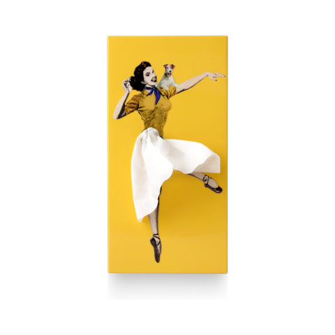 PORTA FAZZOLETTI  TISSUE UP GIRL S-TG002YW YELLOW SPEXTRUM