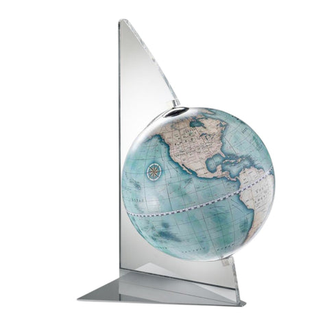 MAPPAMONDO VELA INOX INDACO DIAM 22 CM. ART. Z.915/TS.05 ZOFFOLI