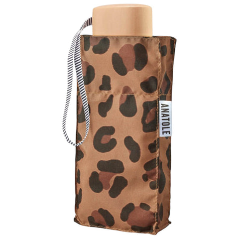 OMBRELLO MICRO ANATOLE LEOPARD BROWN