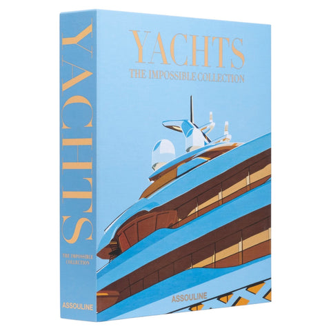 LIBRO YACHTS THE IMPOSSIBLE COLLECTION ASSOULINE BLUE