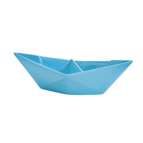 ORIGAMI BARCA MEDIA AZZURRA ART. 2512 CERAMICHE CRESCENTINI