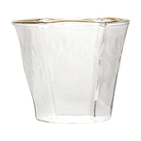 BICCHIERE IN VETRO CLASSIC ON ACID - BURANO Cm. 9,3 h. 8,1 ART.11244