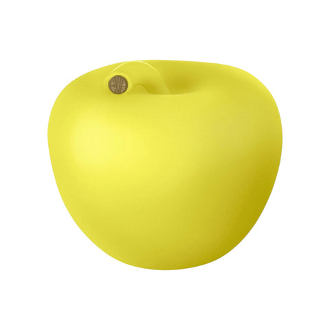 EVA MELA IN CERAMICA PICCOLA MONOCOLOR MATT GIALLO COLZA