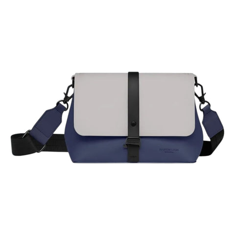 BORSETTA TRACOLLA DARK BLUE / TAUPE ART. SPCBBT GASTON LUGA