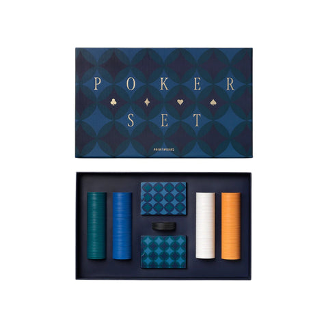 GIOCO ART OF POKER DIAMONDS PW00765 PRINTWORKS BLUE