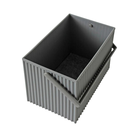 SCATOLA STORAGE BOX M ART. 235125 LIGHT GREY OMNIOFFRE HACHIMAN