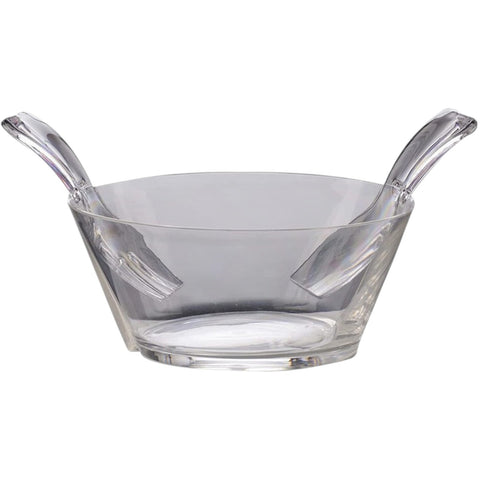 INSALATIERA ACRILICO H 11 DIAM 25 FULMINE MARIOLUCA GIUSTI TRASPARENTE