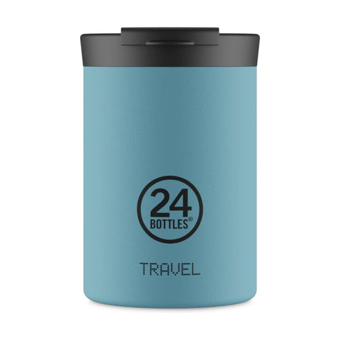 TAZZA TRAVEL TUMBLER 350ML POWDER BLUE  24BOTTLES