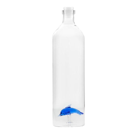 BALVI BOTTLE 1.2 LT BOROSYLLIC GLASS DOLPHIN ART 26545
