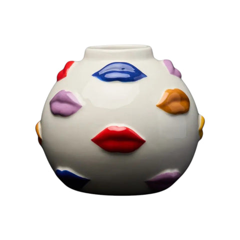 VASE MOUTH 12 CM BLOGO DESIGN MULTICOLOR