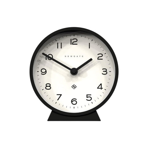 CLOCK M MANTEL RAILWAY MMAN390K NEWGATE BLACK